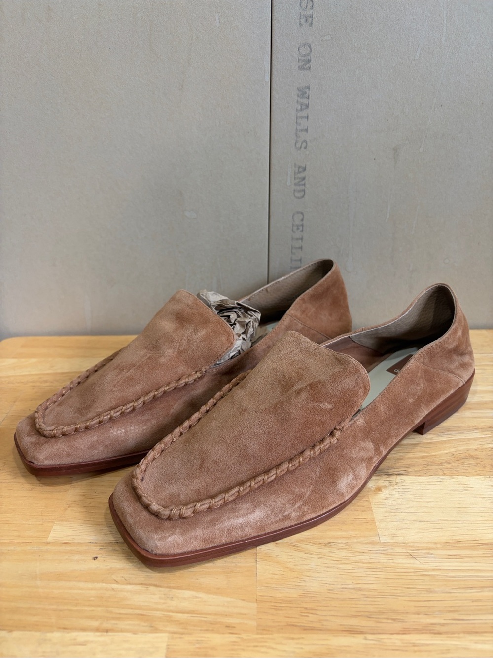Dolce Vita Tan Suede Western Inspired Flats Size 8